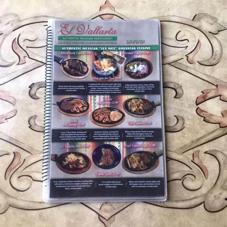 El Vallarta - Trenton, TN menu_pic