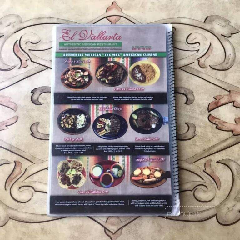 El Vallarta - Trenton, TN menu_pic