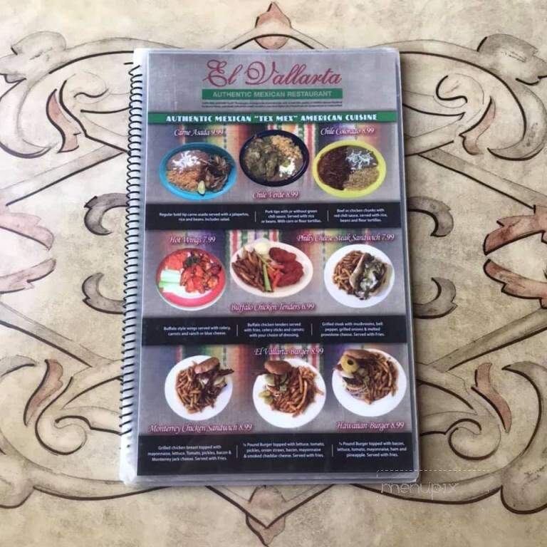 El Vallarta - Trenton, TN menu_pic