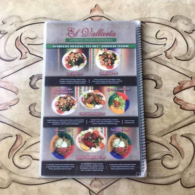 El Vallarta - Trenton, TN menu_pic