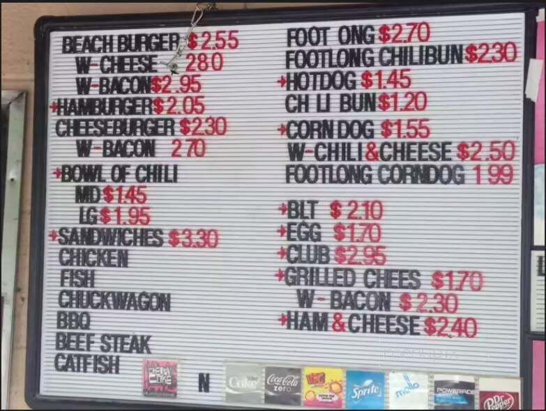 Tellico Beach Drive-In - Tellico Plains, TN menu_pic