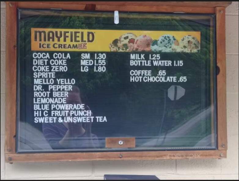 Tellico Beach Drive-In - Tellico Plains, TN menu_pic