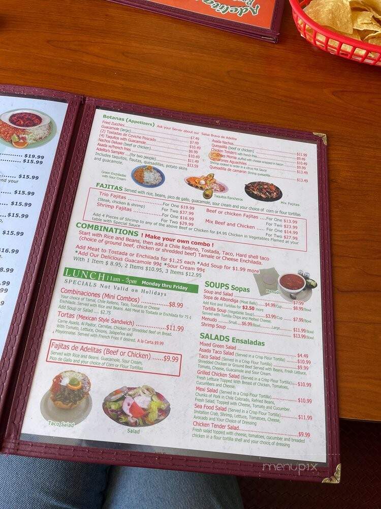 Adelita's Restaurant - Lucerne Valley, CA menu_pic