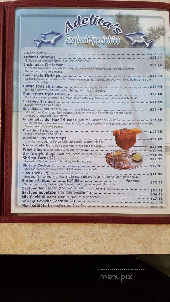 Adelita's Restaurant - Lucerne Valley, CA menu_pic