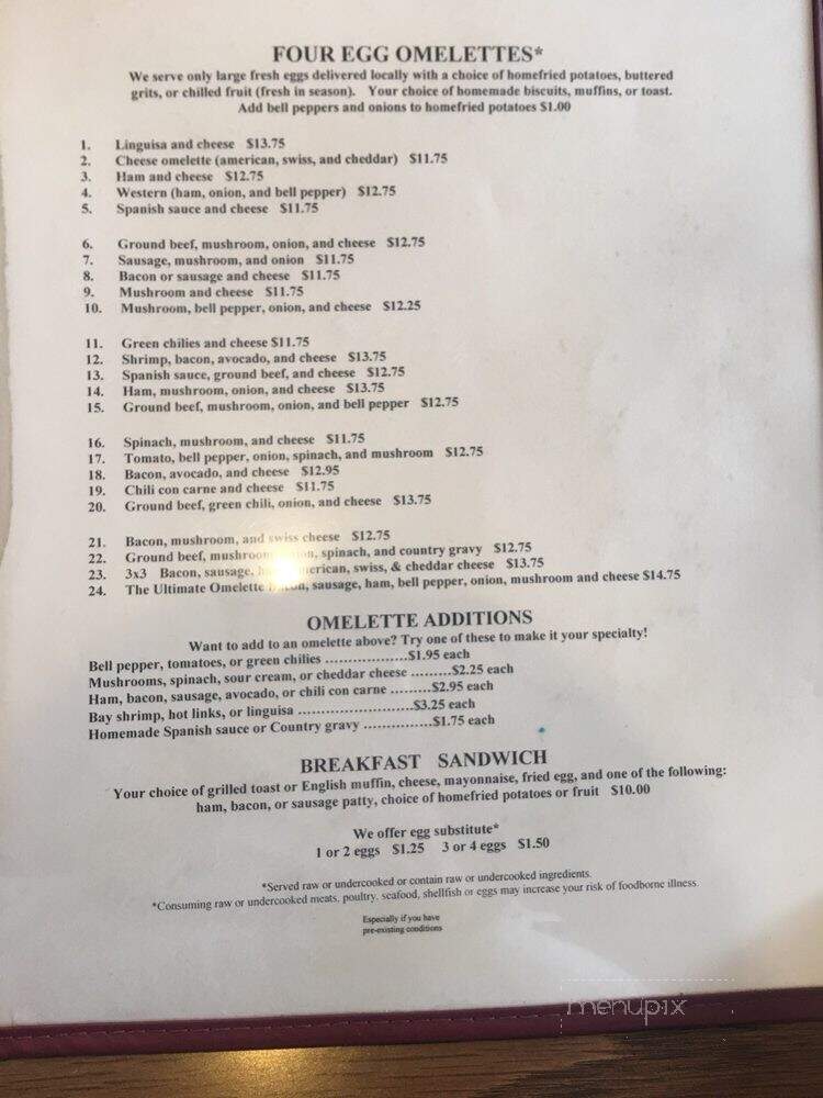 Stagecoach Restaurant - Elk Grove, CA menu_pic
