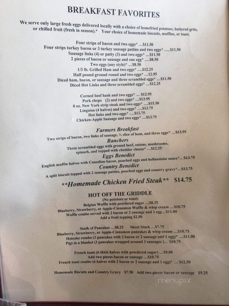 Stagecoach Restaurant - Elk Grove, CA menu_pic