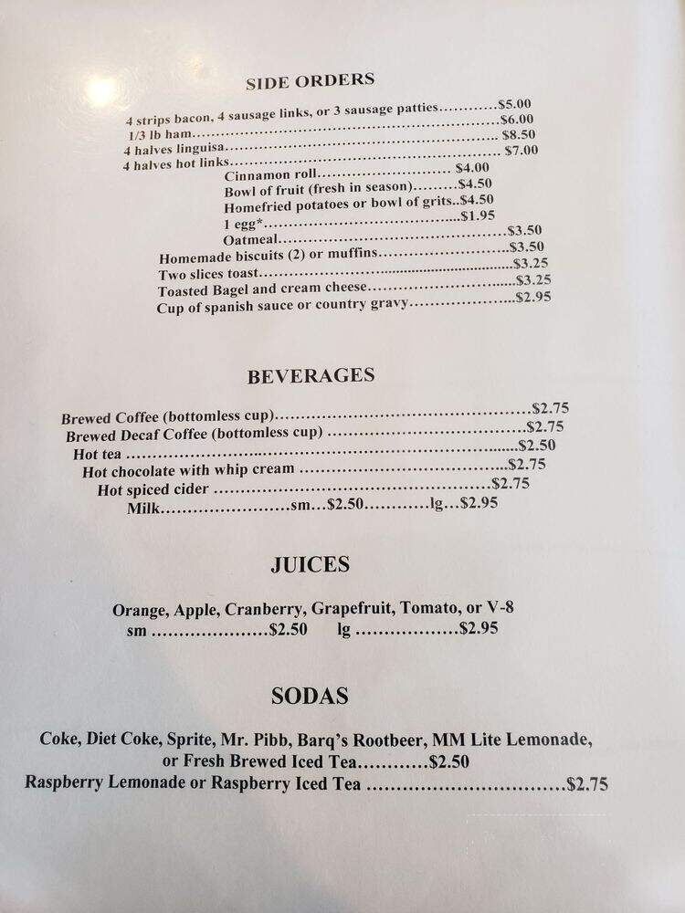Stagecoach Restaurant - Elk Grove, CA menu_pic