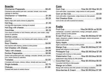 Yoyi's Fruity-Land - San Marcos, TX menu_pic