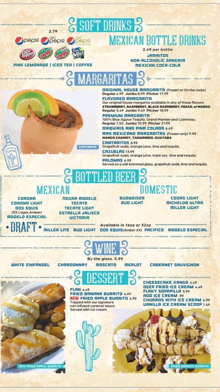 Los Agaves Grill - Lancaster, KY menu_pic