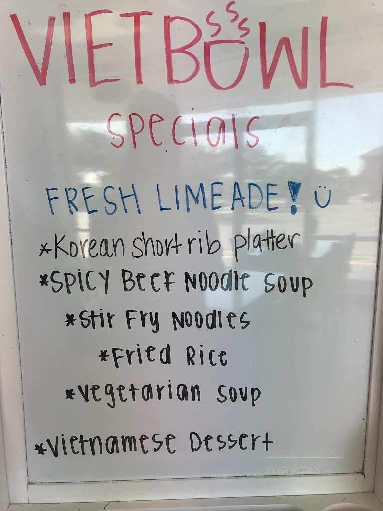 Viet Bowl - fort pierce, FL menu_pic