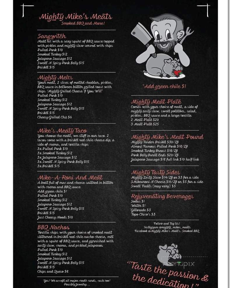 Mighty Mike's Meats - Albuquerque, NM menu_pic