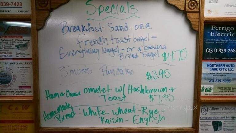 Coffee Cup - Lake City, MI menu_pic