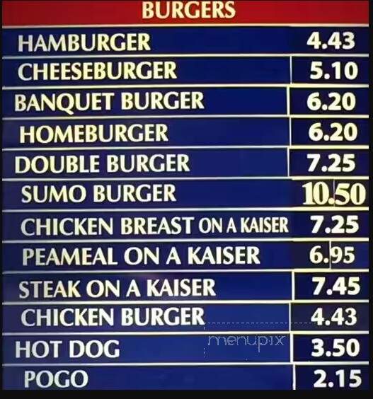 C & Dubbs Hamburgers - Mississauga, ON menu_pic