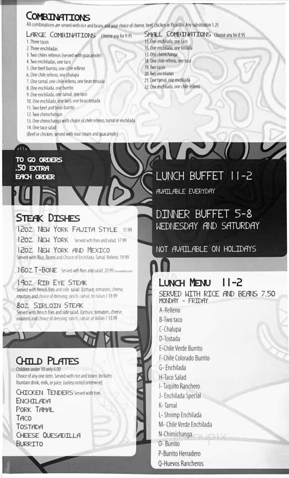 El Herradero - Mountain Home, ID menu_pic