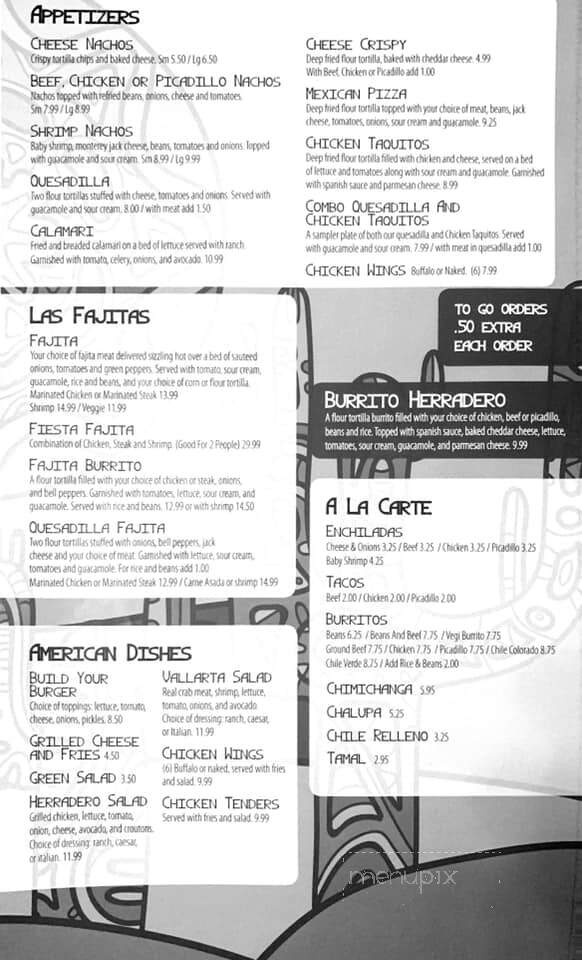 El Herradero - Mountain Home, ID menu_pic