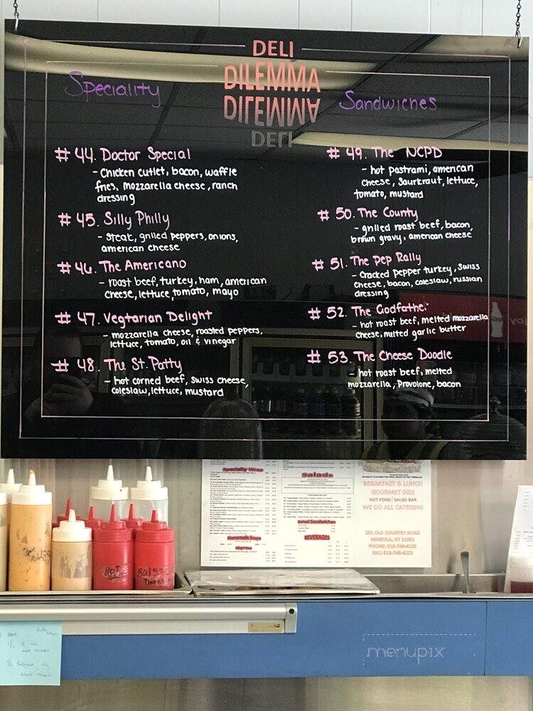 Chris's Deli - Mineola, NY menu_pic