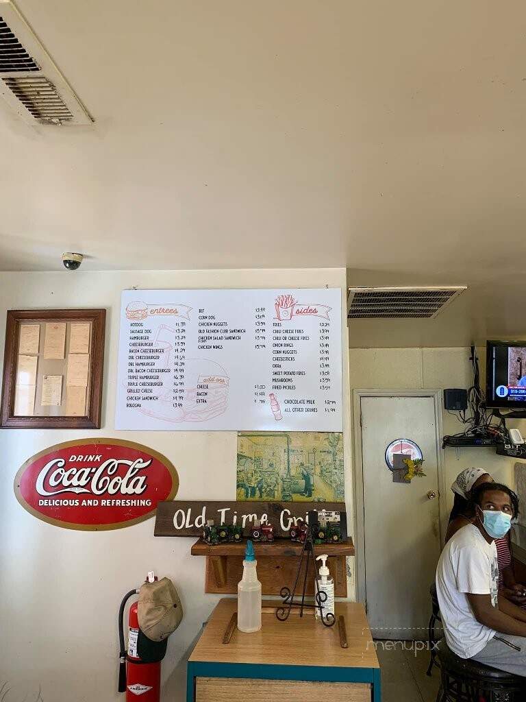 Ole Time Grill - Four Oaks, NC menu_pic