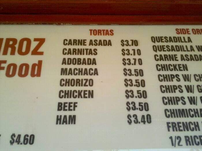 Robertito's Mexican Food - Barstow, CA menu_pic
