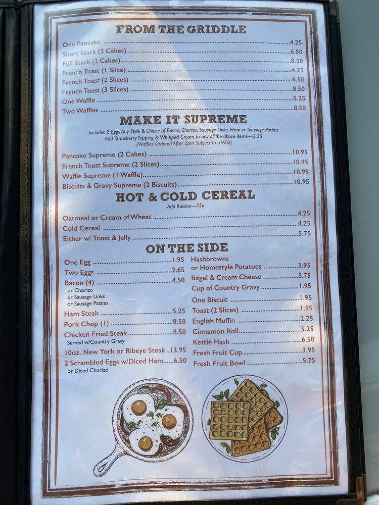 Kopper Kettle Cafe - Chester, CA menu_pic