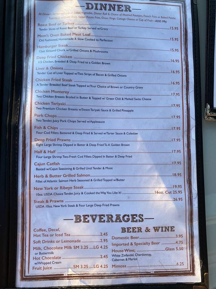 Kopper Kettle Cafe - Chester, CA menu_pic