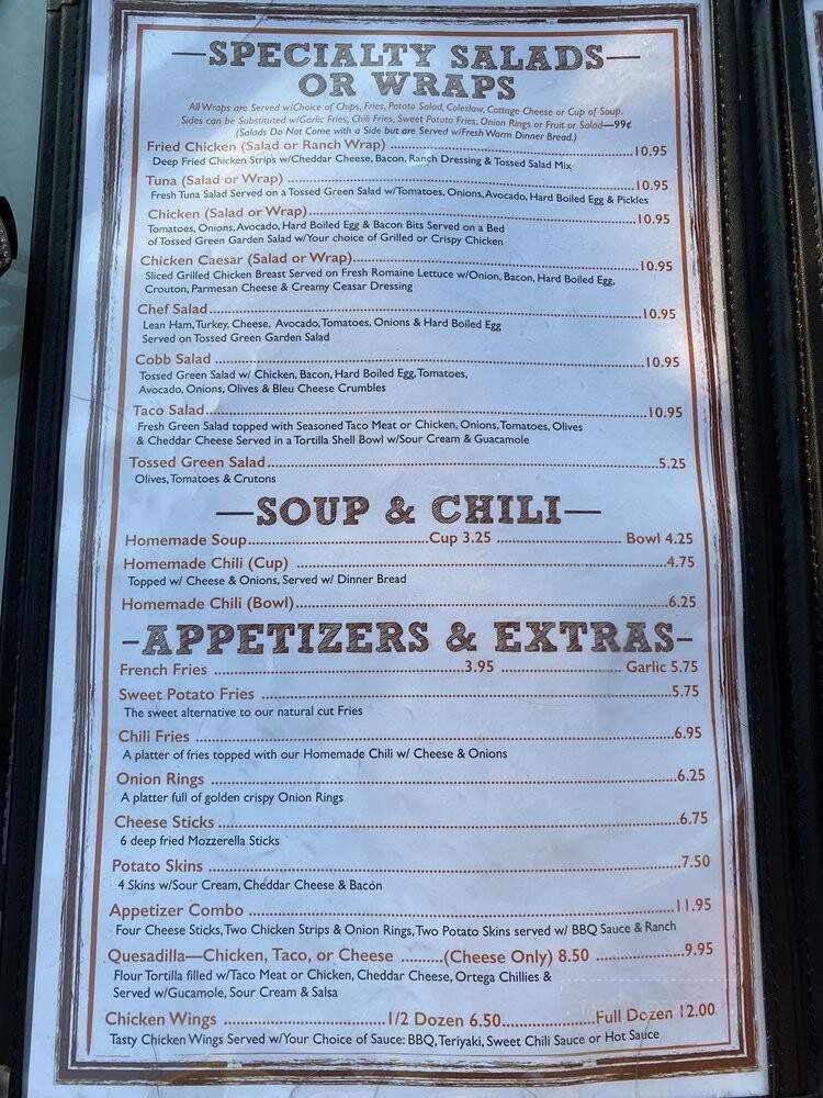 Kopper Kettle Cafe - Chester, CA menu_pic