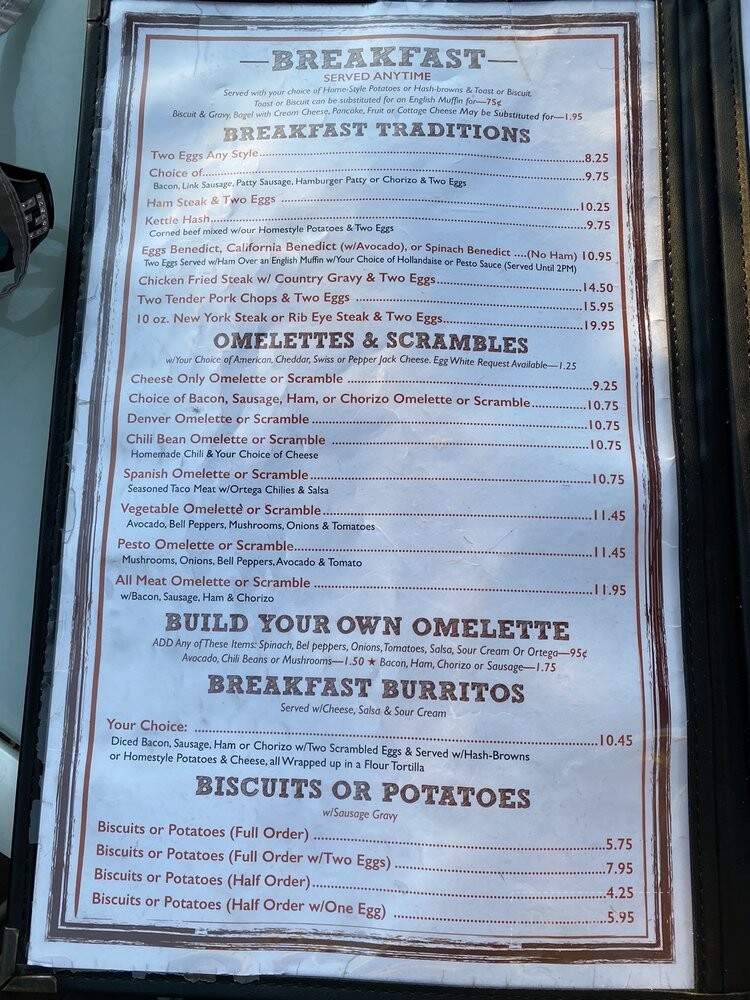 Kopper Kettle Cafe - Chester, CA menu_pic