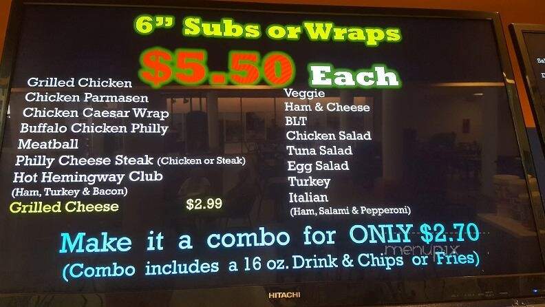 Canes Beach Grill - Saint Augustine, FL menu_pic