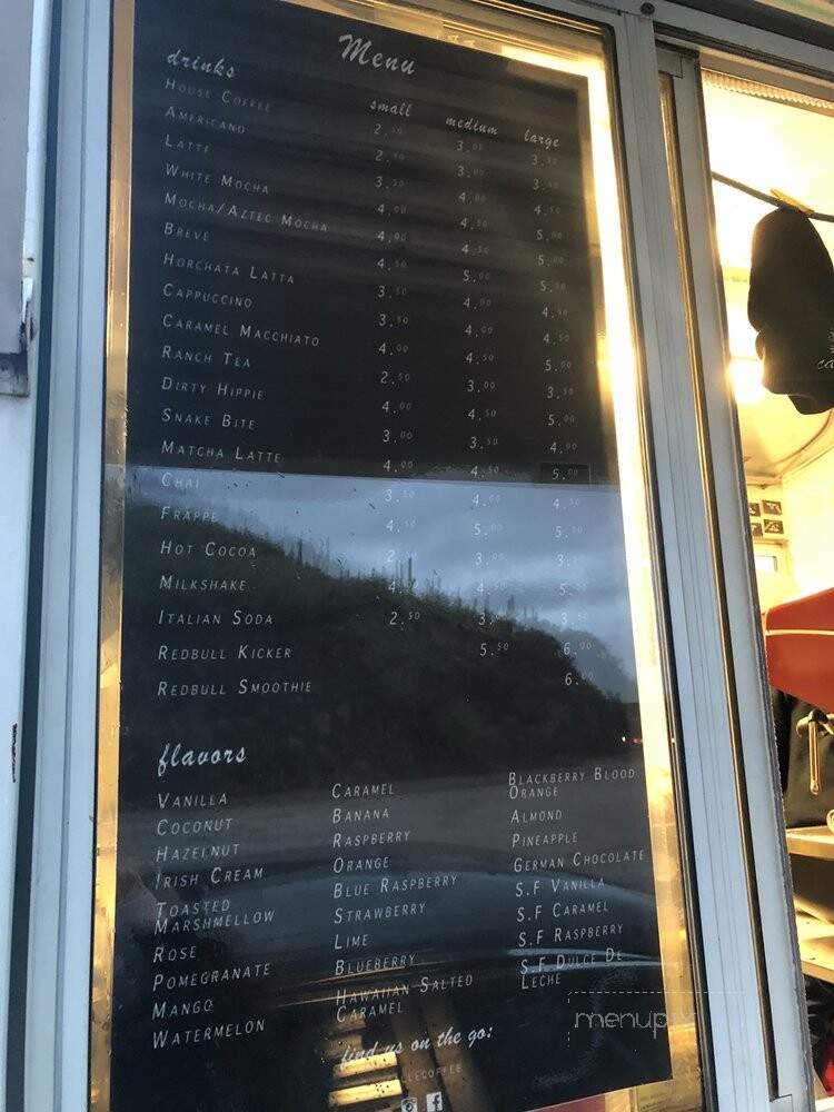 Calle Coffee - Tucson, AZ menu_pic