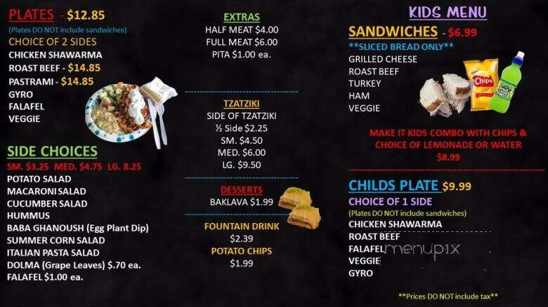 Big H Deli - Fairfield, CA menu_pic