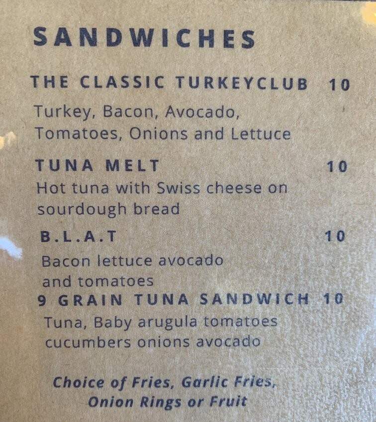 Jarro's Cafe - Moorpark, CA menu_pic