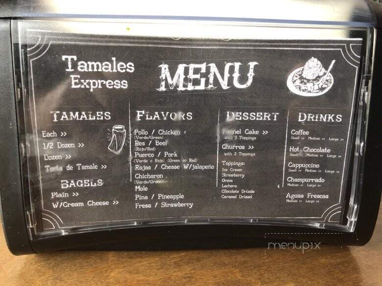 Tamales Express - Santa Clarita, CA menu_pic