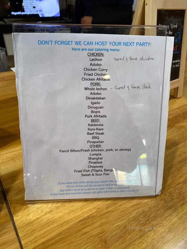 Pascua's Lechon & Catering - Delano, CA menu_pic