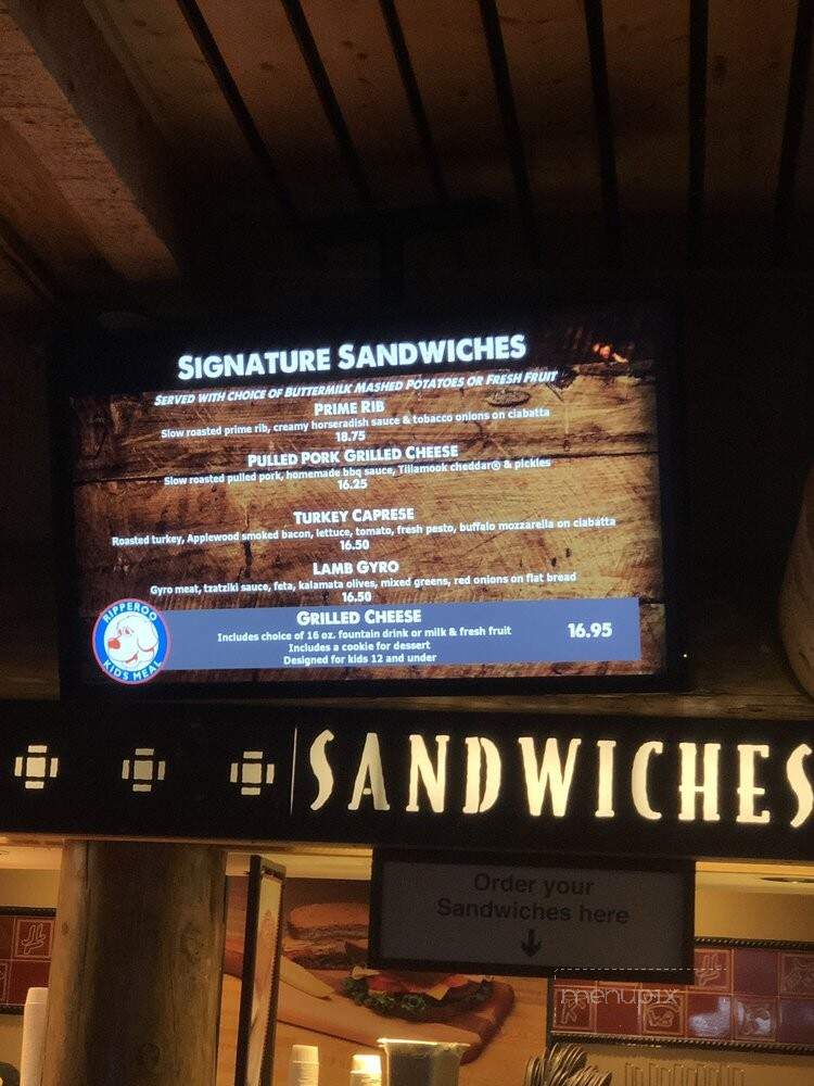 Spruce Saddle - Avon, CO menu_pic