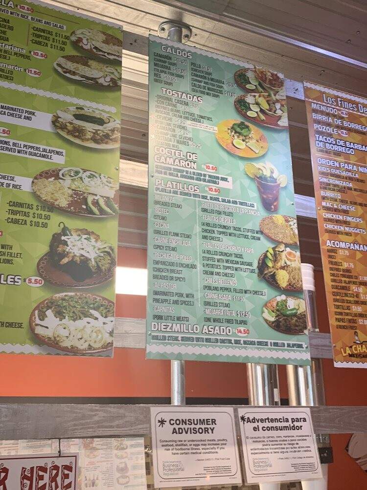 La Chalupita Mexican Market - Santa Rosa Beach, FL menu_pic