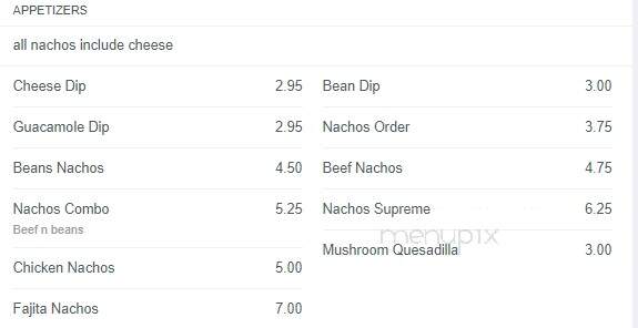 La Hacienda Mexican Restaurant - Orange City, FL menu_pic