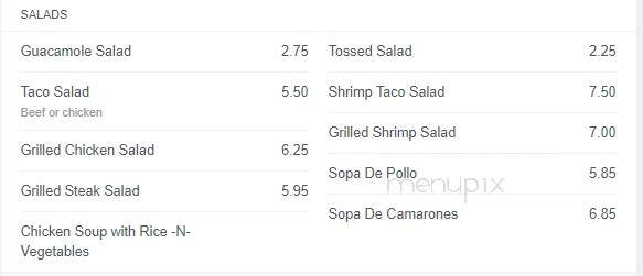 La Hacienda Mexican Restaurant - Orange City, FL menu_pic