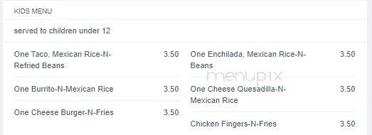 La Hacienda Mexican Restaurant - Orange City, FL menu_pic