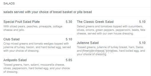 Gold Star Family Restaurant - Rochester Hills, MI menu_pic