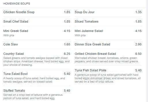 Gold Star Family Restaurant - Rochester Hills, MI menu_pic