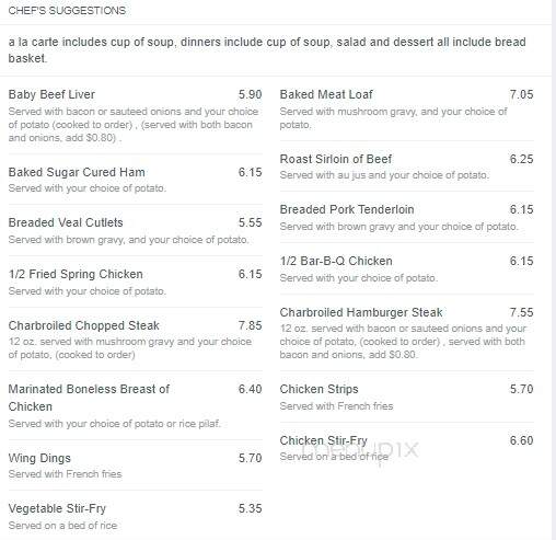 Gold Star Family Restaurant - Rochester Hills, MI menu_pic