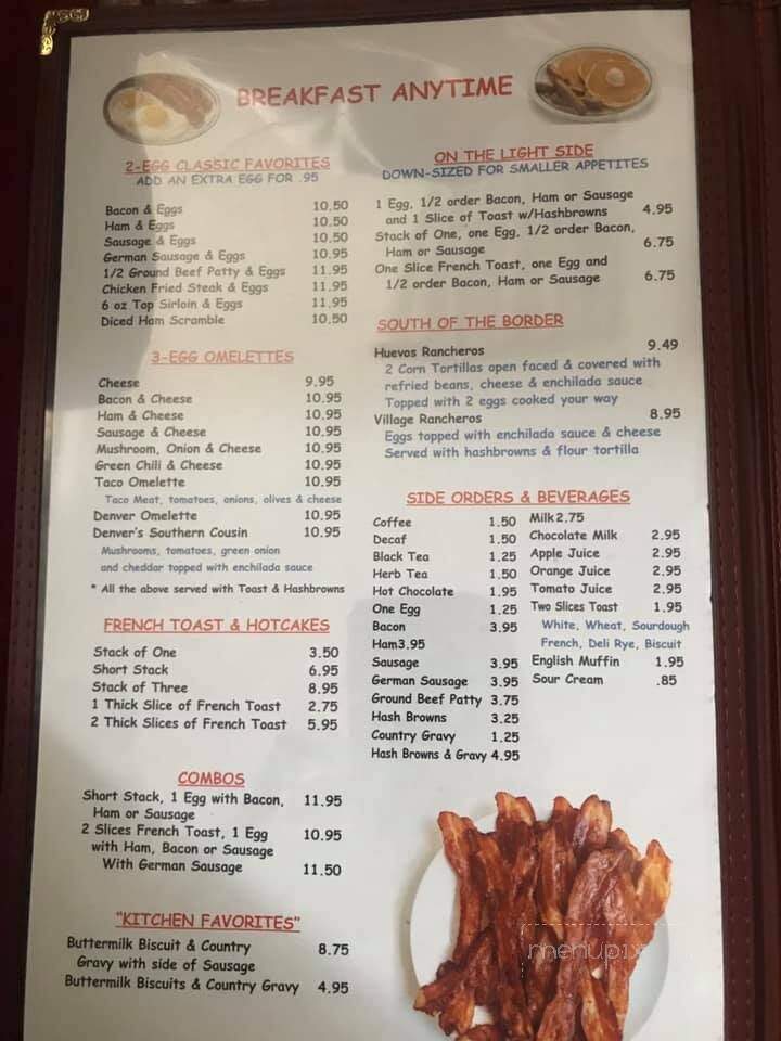 Village Kitchen Restaurant - Priest River, ID menu_pic