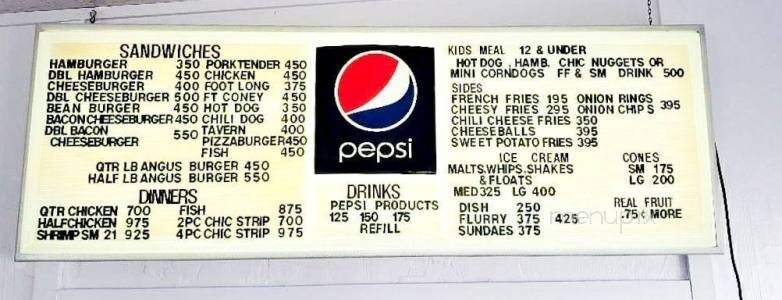 Valley Drive Inn - Correctionville, IA menu_pic