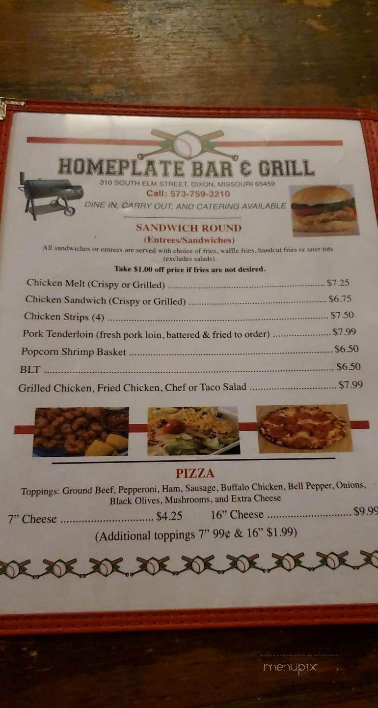 Homeplate Bar & Grill - Dixon, MO
