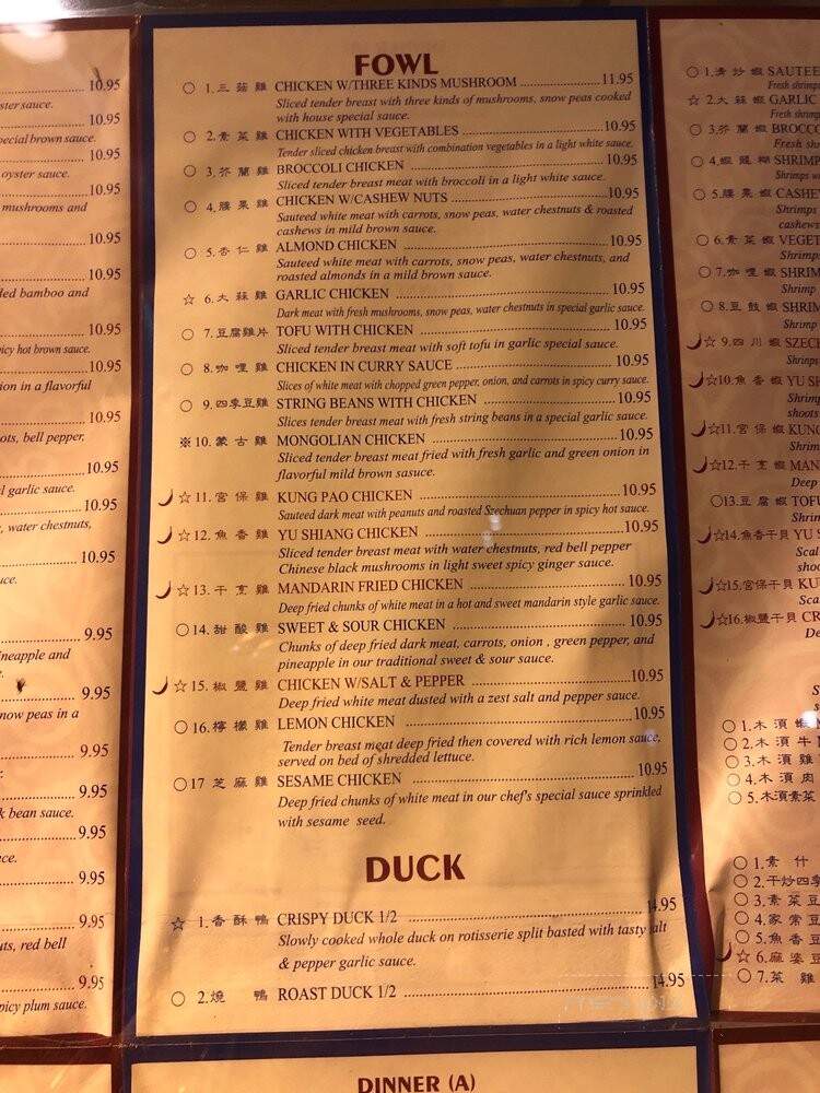 Hidden Dragon - Antioch, CA menu_pic