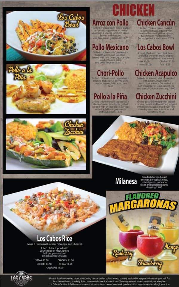 Los Cabos - Wichita, KS menu_pic