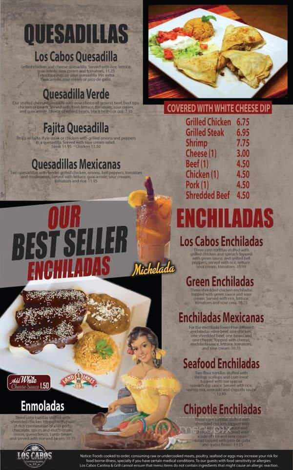 Los Cabos - Wichita, KS menu_pic
