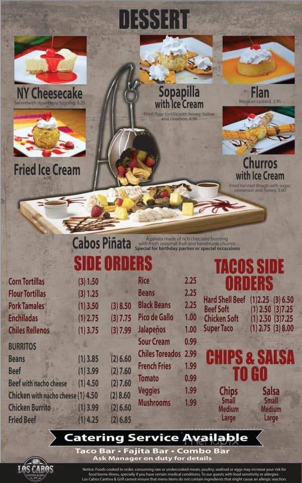Los Cabos - Wichita, KS menu_pic