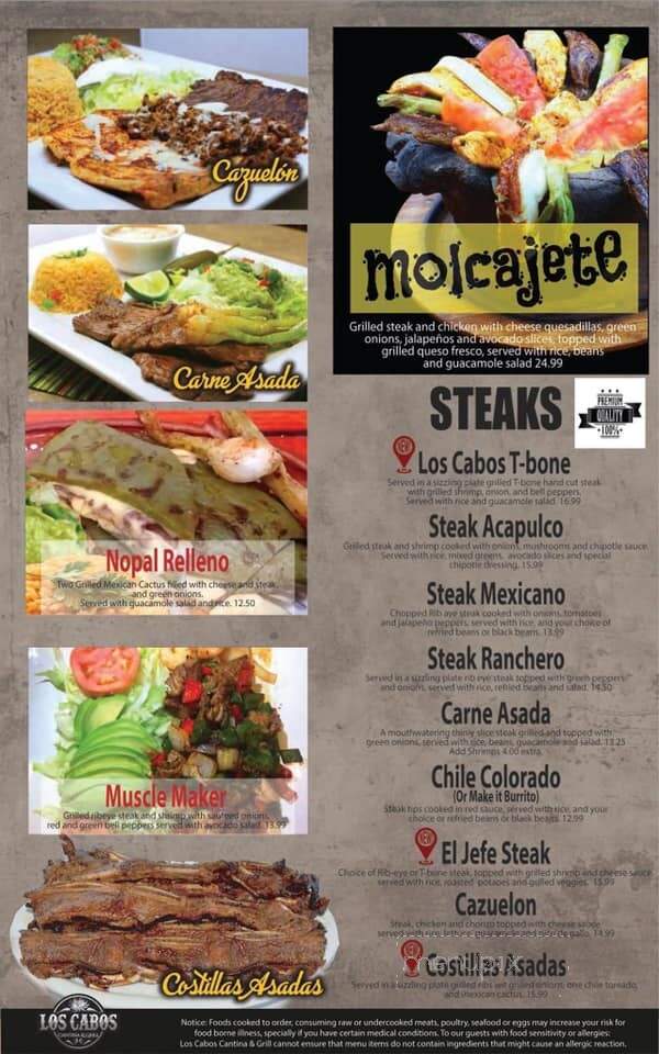 Los Cabos - Wichita, KS menu_pic