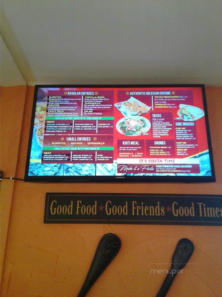 Mr Burrito Grill - Chatsworth, GA menu_pic