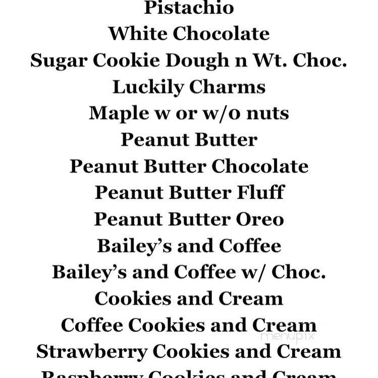 The Fudge Lady - Uxbridge, MA menu_pic